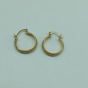 ARRACADAS PAR ORO 14 K 3,80 GRMS (SEMINUEVO)