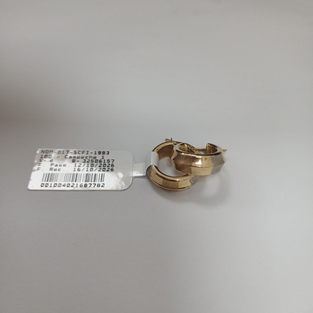 ARRACADAS PAR ORO 14 K 2,50 GRMS (SEMINUEVO)