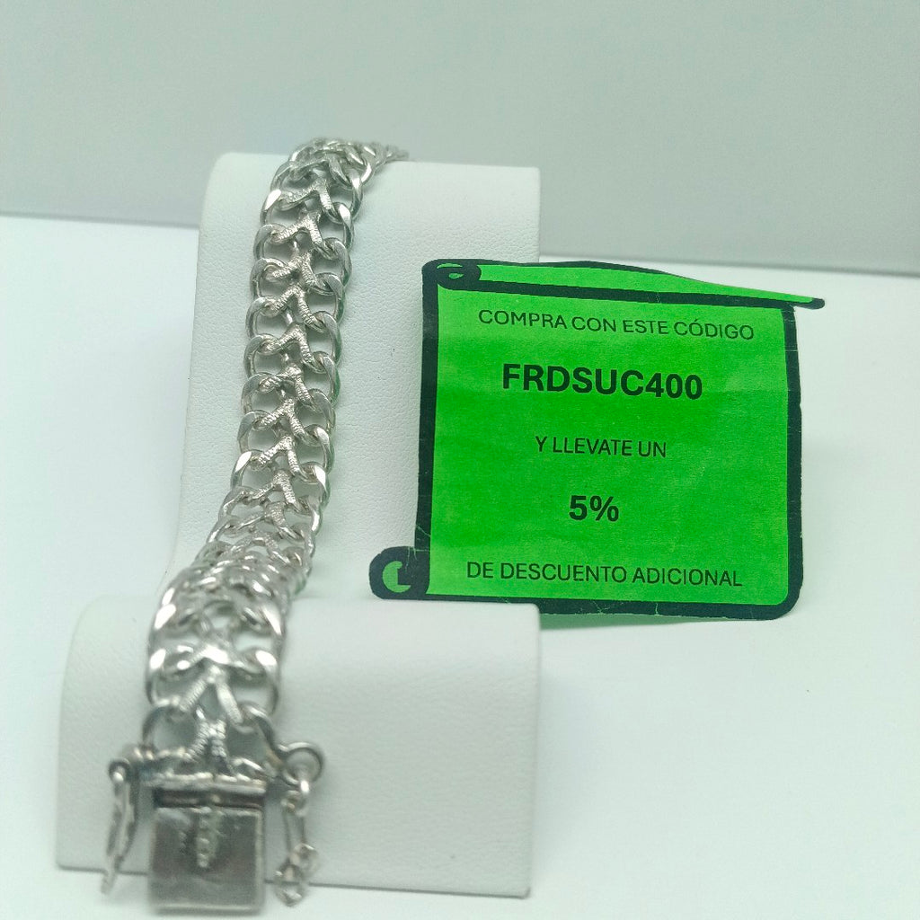 PULSERA PLATA 38.8 GRMS (SEMINUEVO)