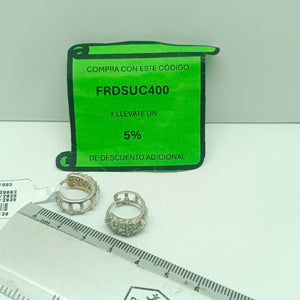 ARRACADAS PAR PLATA 4.3 GRMS (SEMINUEVO)