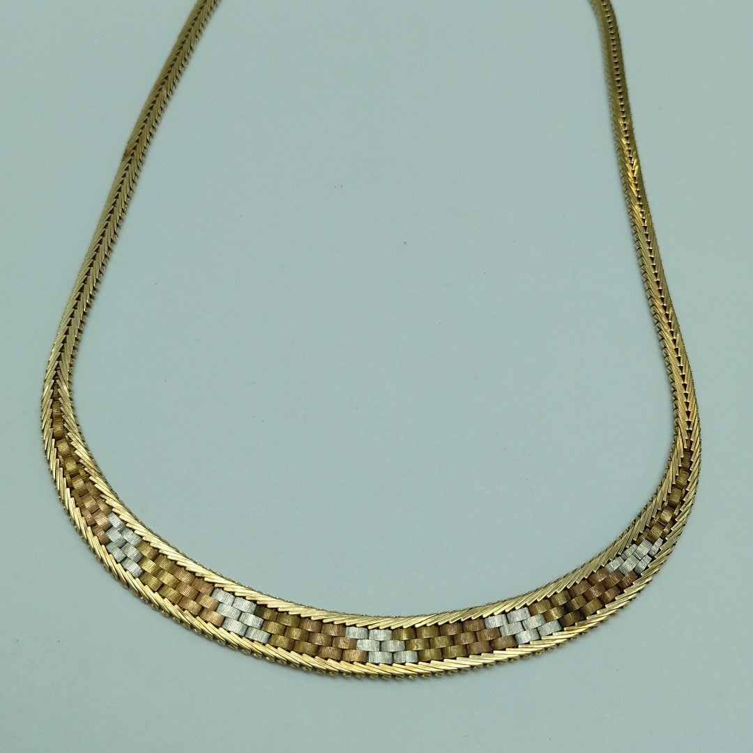 GARGANTILLA ORO,ORO COMBINADO 14 K 29,00 GRMS (SEMINUEVO)