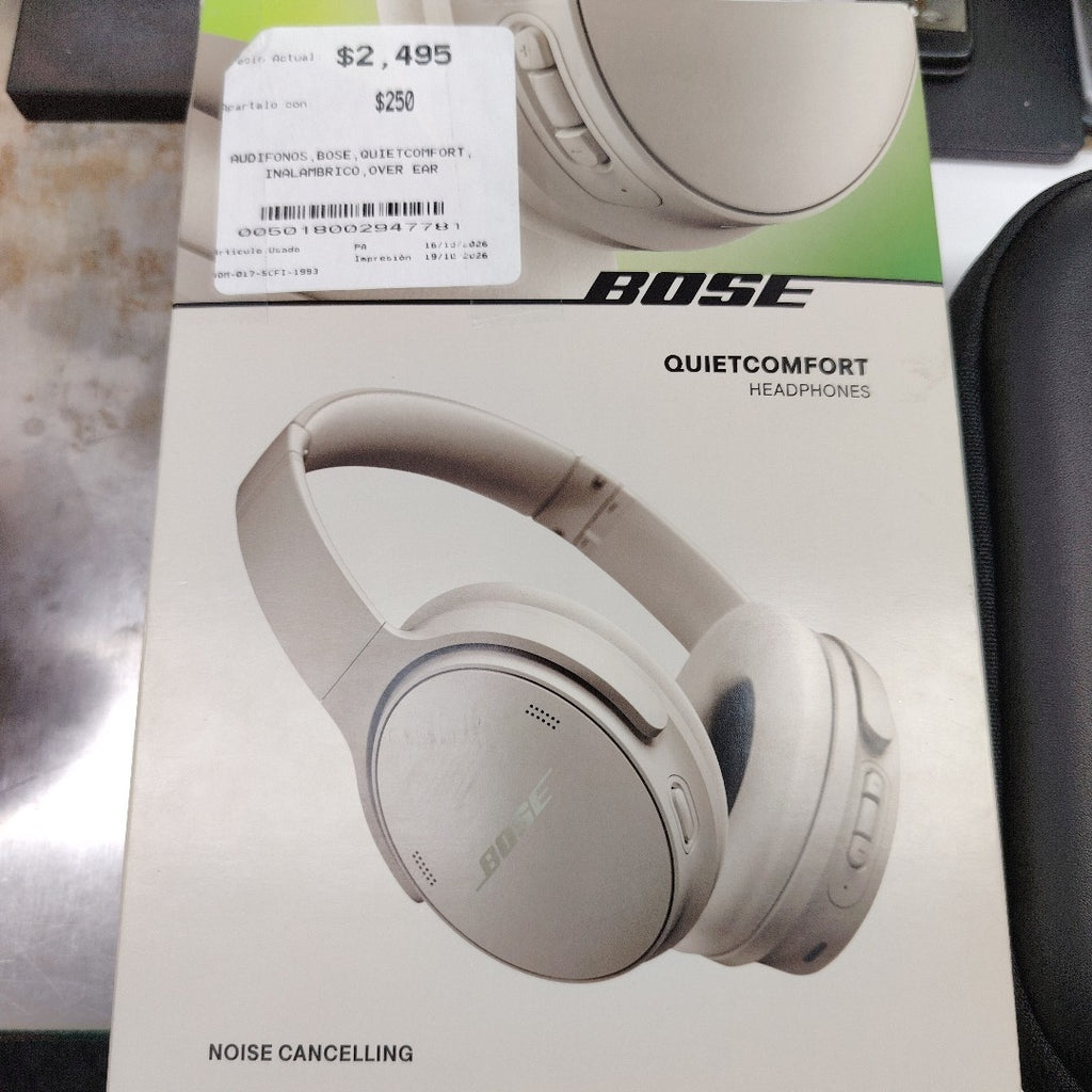 AUDIFONOS BOSE QUIETCOMFORT INALAMBRICO OVER EAR (SEMINUEVO)