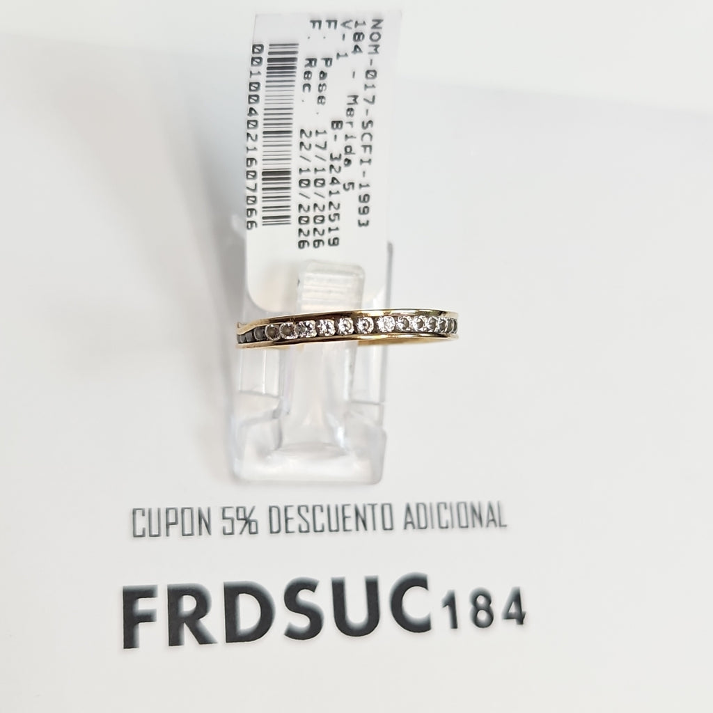 ARGOLLA ORO 14 K 1.2 GRMS (SEMINUEVO)