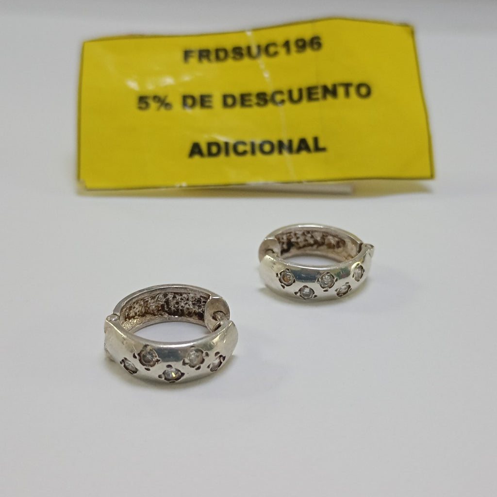 ARRACADAS PAR PLATA 3,80 GRMS (SEMINUEVO)