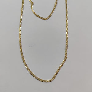 CADENA BARBADA 14K 60 CM 10 GR (NUEVO)