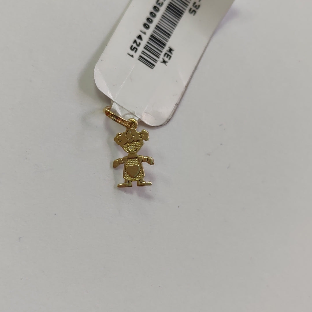 DIJE NIÑA 10K 0.3 GR (NUEVO)