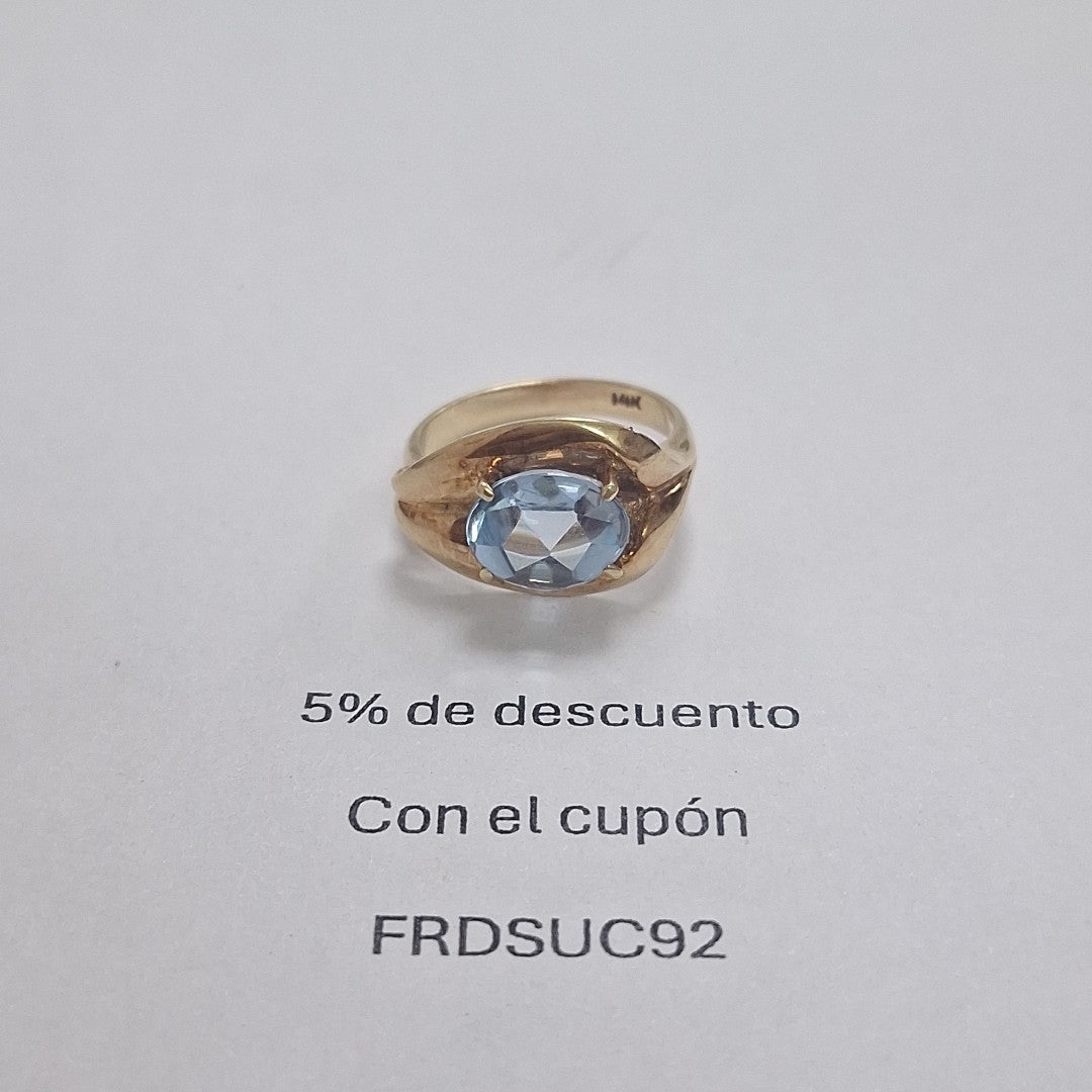 ANILLO ORO 14 K 4,20 GRMS (SEMINUEVO)
