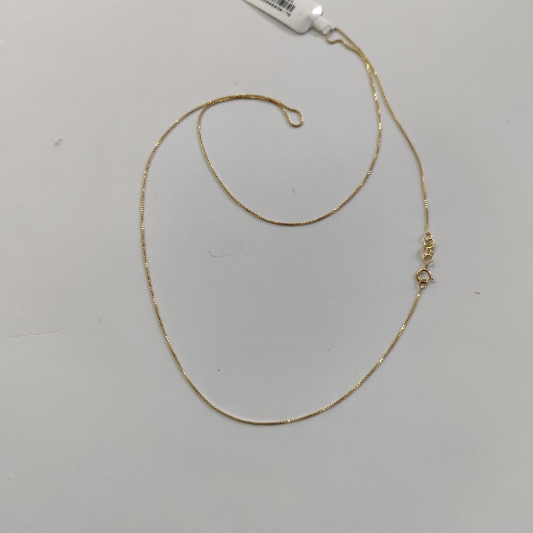 CADENA VENECIANO 14K 55 CM 1.8 GR (NUEVO)