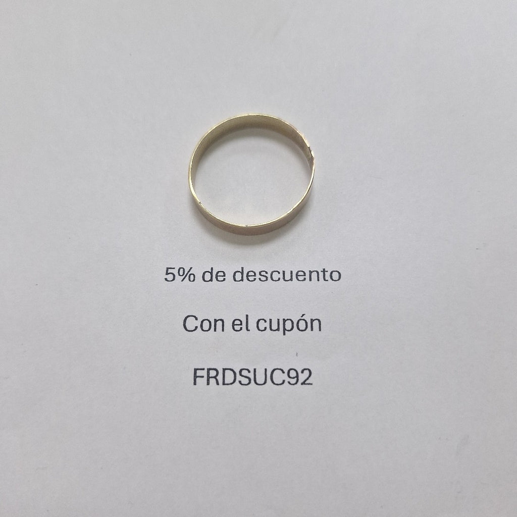 ARGOLLA ORO 8 K 1.5 GRMS (SEMINUEVO)