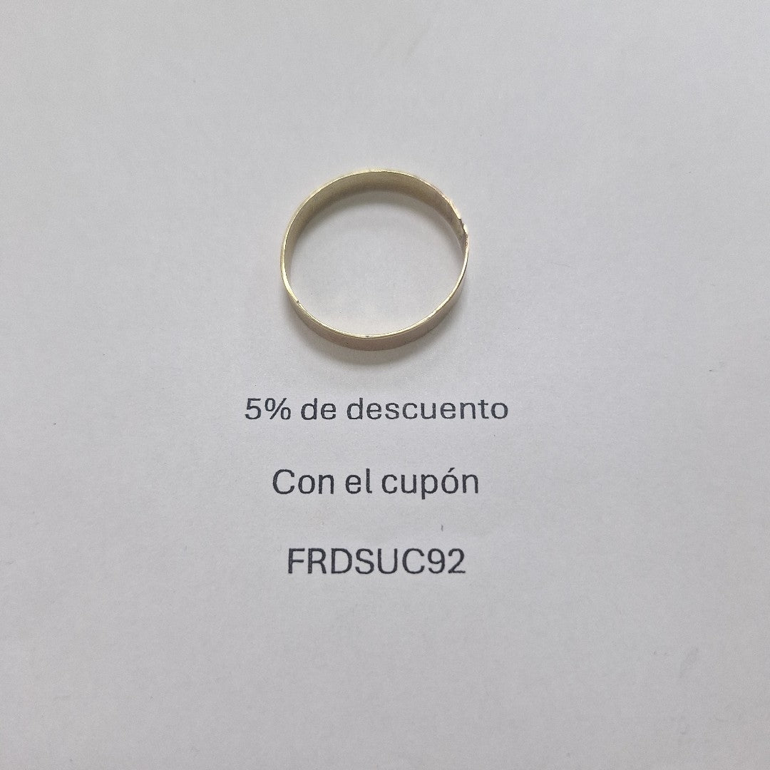 ARGOLLA ORO 8 K 1.5 GRMS (SEMINUEVO)