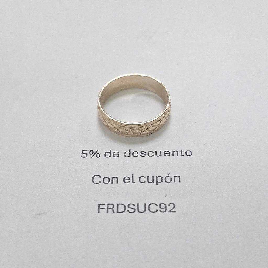ARGOLLA ORO 10 K 3.2 GRMS (SEMINUEVO)