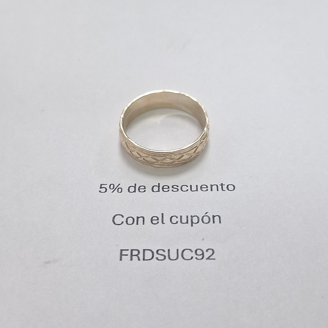 ARGOLLA ORO 10 K 3.2 GRMS (SEMINUEVO)