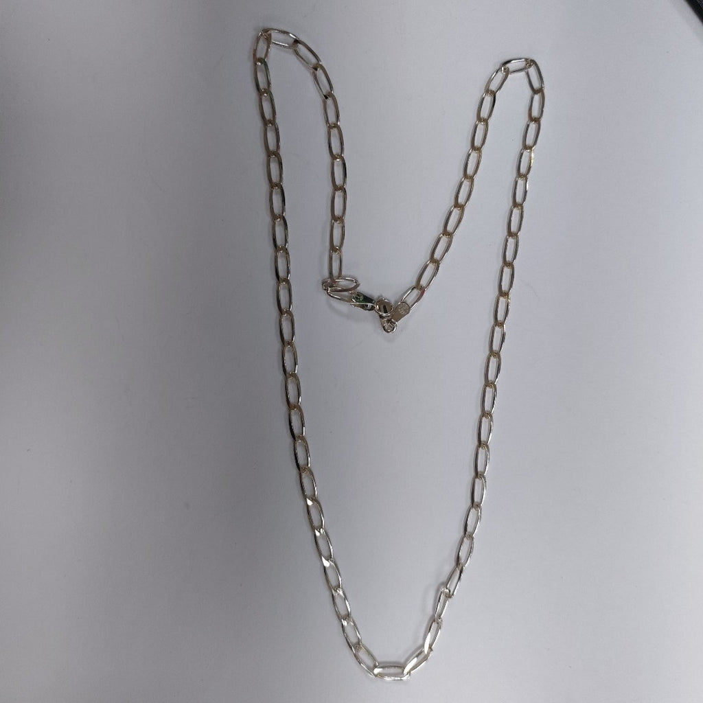 CADENA TEJIDO ESLABONES PLATA .925 55 CM 10.1 GR (NUEVO)