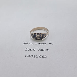 ANILLO DE GRADUACIÓN ORO 8 K 1.3 GRMS (SEMINUEVO)