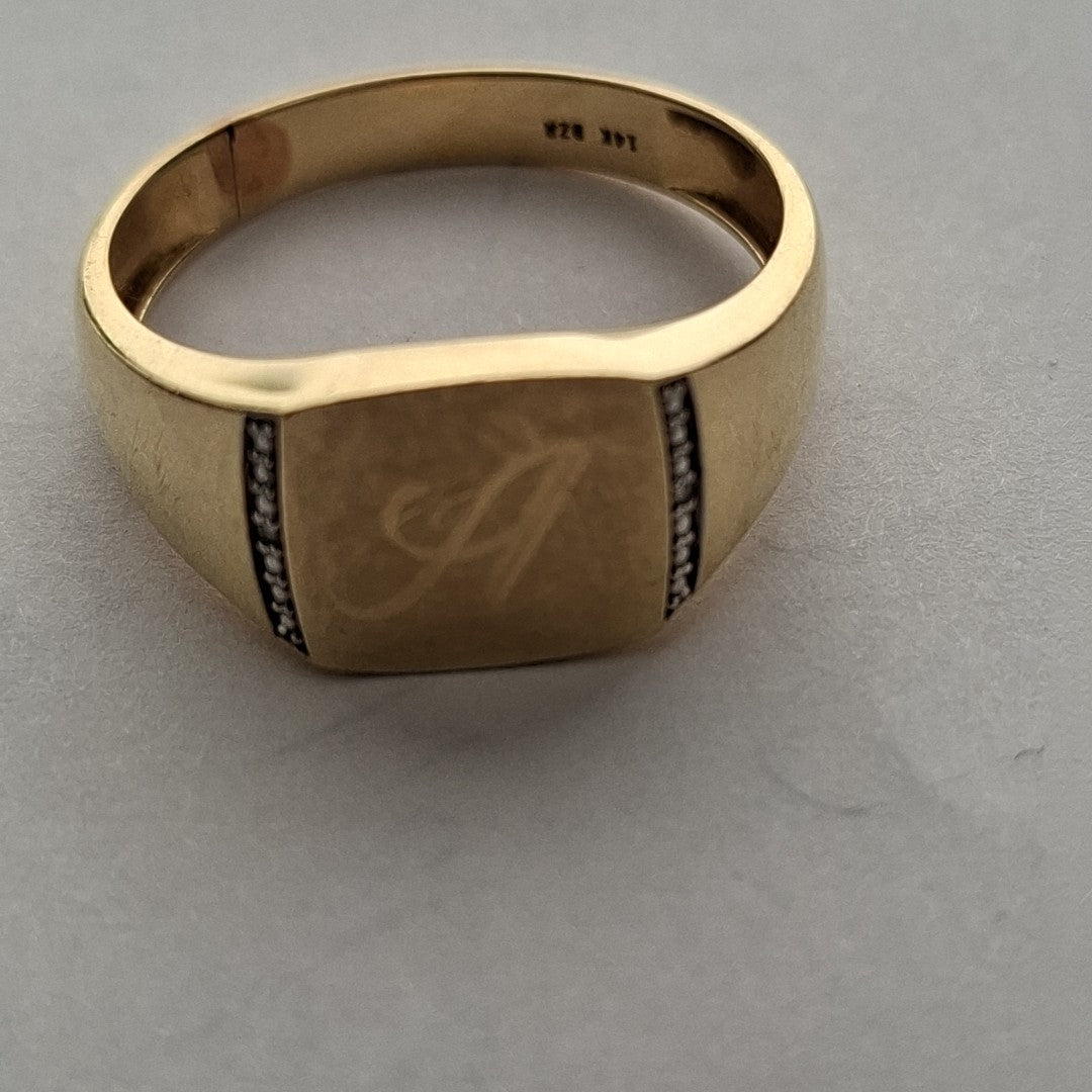 ANILLO ORO 14 K 3.6 GRMS (SEMINUEVO)