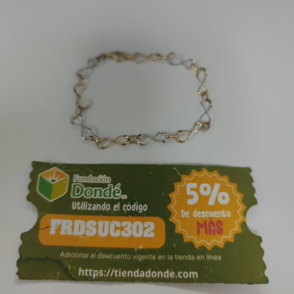 PULSERA ORO 14 K 3.2 GRMS (SEMINUEVO)