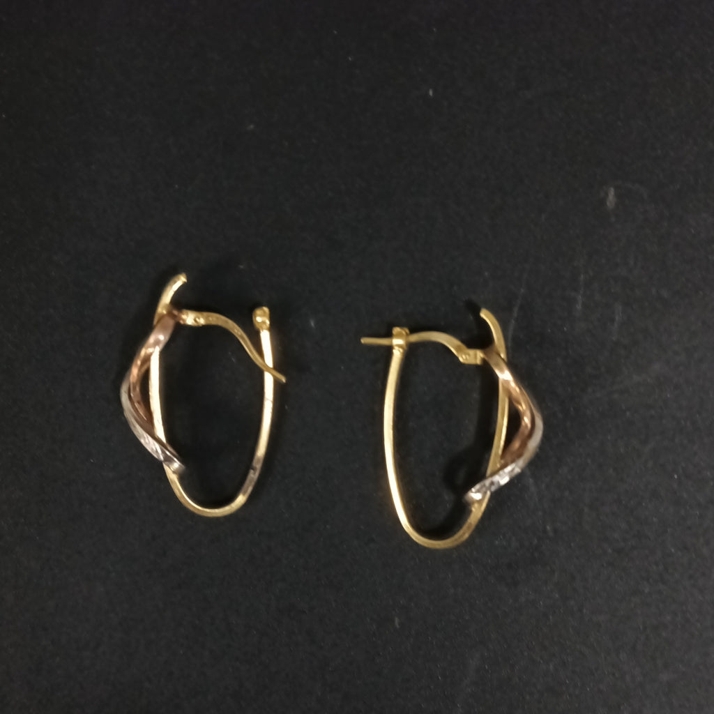 ARETES PAR ORO 14 K 2 GRMS (SEMINUEVO)