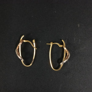 ARETES PAR ORO 14 K 2 GRMS (SEMINUEVO)