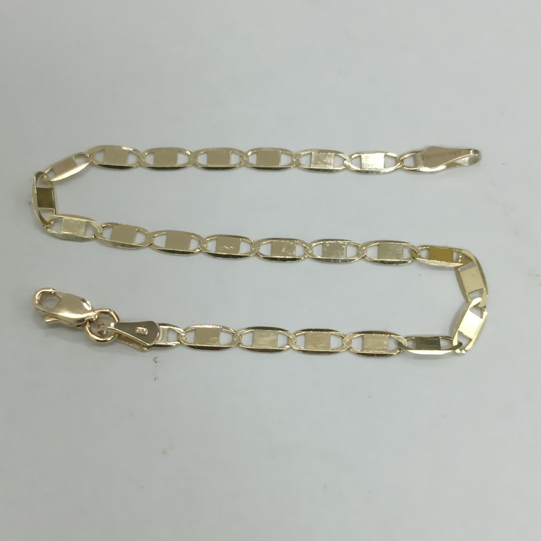 PULSERA TEJIDO GUCHI ESPEJO COMBINADO 10K 18CM 2.2GR GUCHIESPEJO060 (NUEVO)