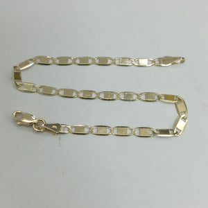 PULSERA TEJIDO GUCHI ESPEJO COMBINADO 10K 18CM 2.2GR GUCHIESPEJO060 (NUEVO)