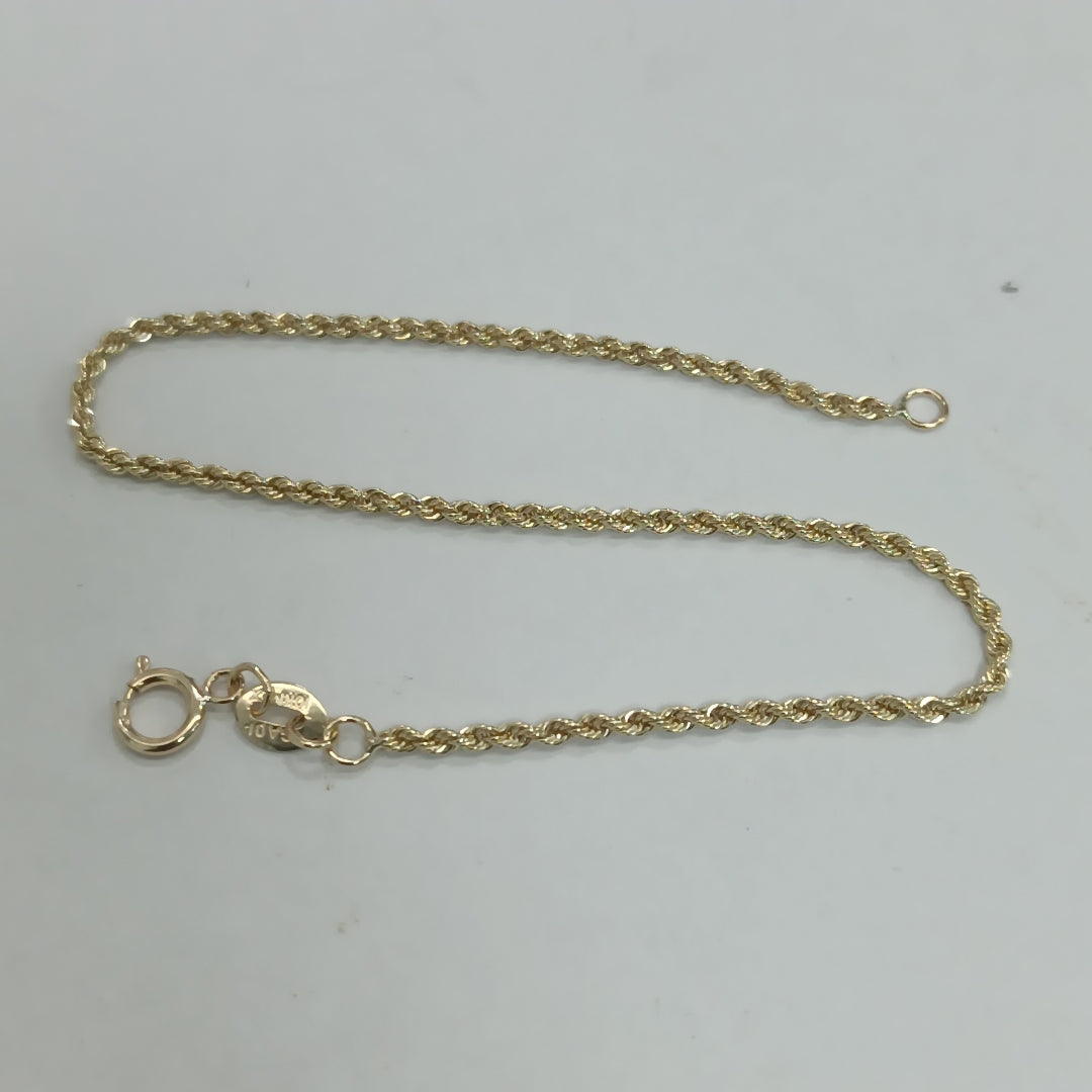 PULSERA TORZAL 10K 18 CM 1.5 GR (NUEVO)