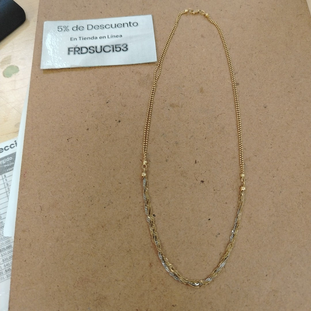 GARGANTILLA ORO 10 K 6.2 GRMS (SEMINUEVO)