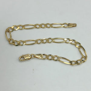 PULSERAS DAMA 3X1 AMARILLA ORO 14K 4.2 (NUEVO)