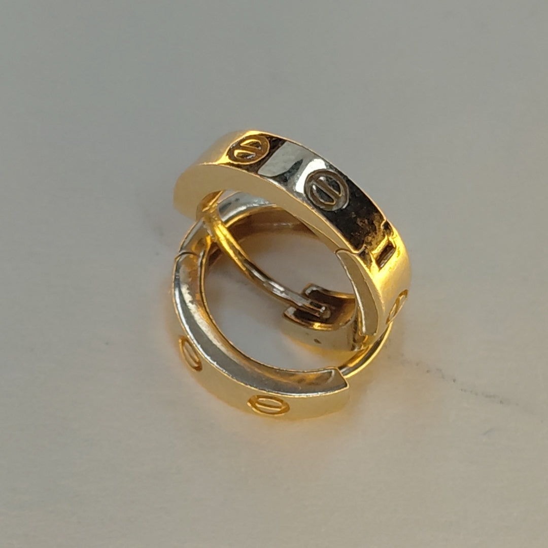 ARRACADAS PAR ORO 14 K 2.2 GRMS (SEMINUEVO)