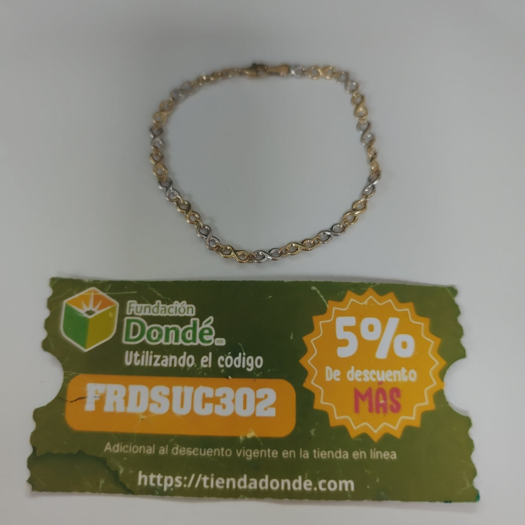 PULSERA ORO 14 K 2.7 GRMS (SEMINUEVO)