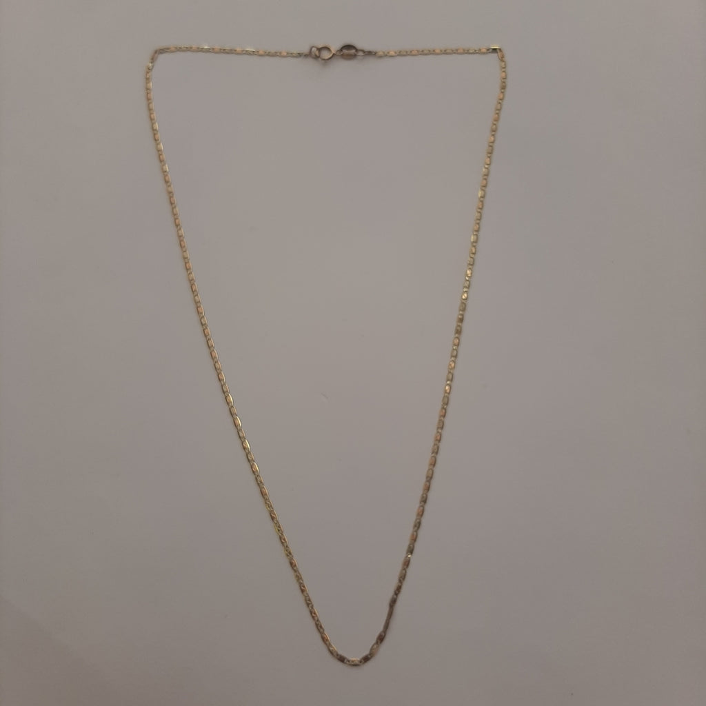CADENA ORO COMBINADO 10 K 1,60 GRMS (SEMINUEVO)