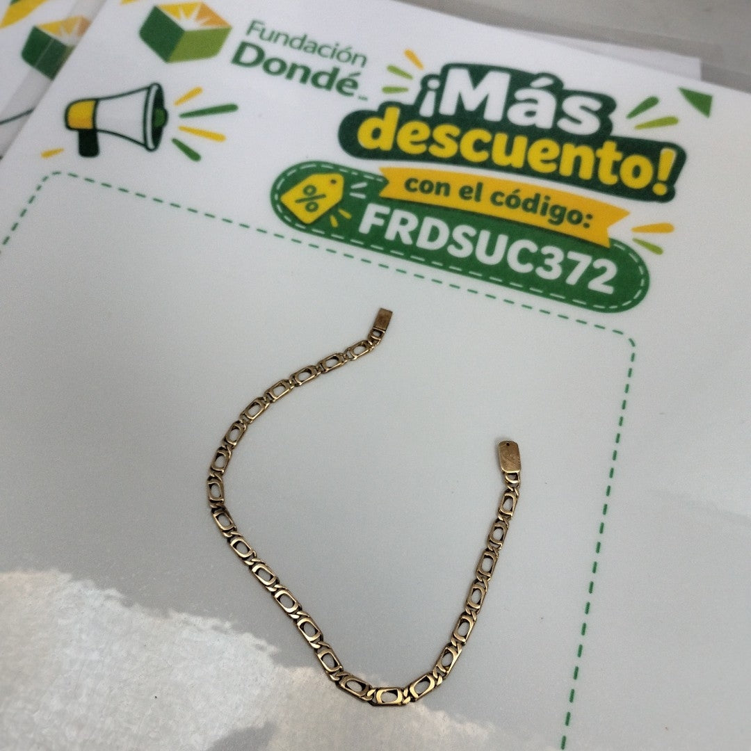 PULSERA ORO 14 K 4 GRMS (SEMINUEVO)