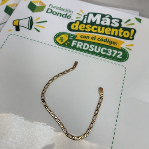 PULSERA ORO 14 K 4 GRMS (SEMINUEVO)
