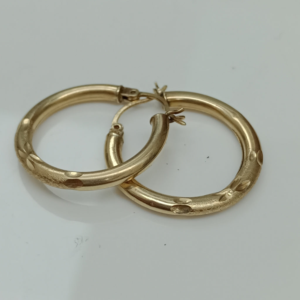 ARRACADAS PAR ORO 14 K 2,50 GRMS (SEMINUEVO)