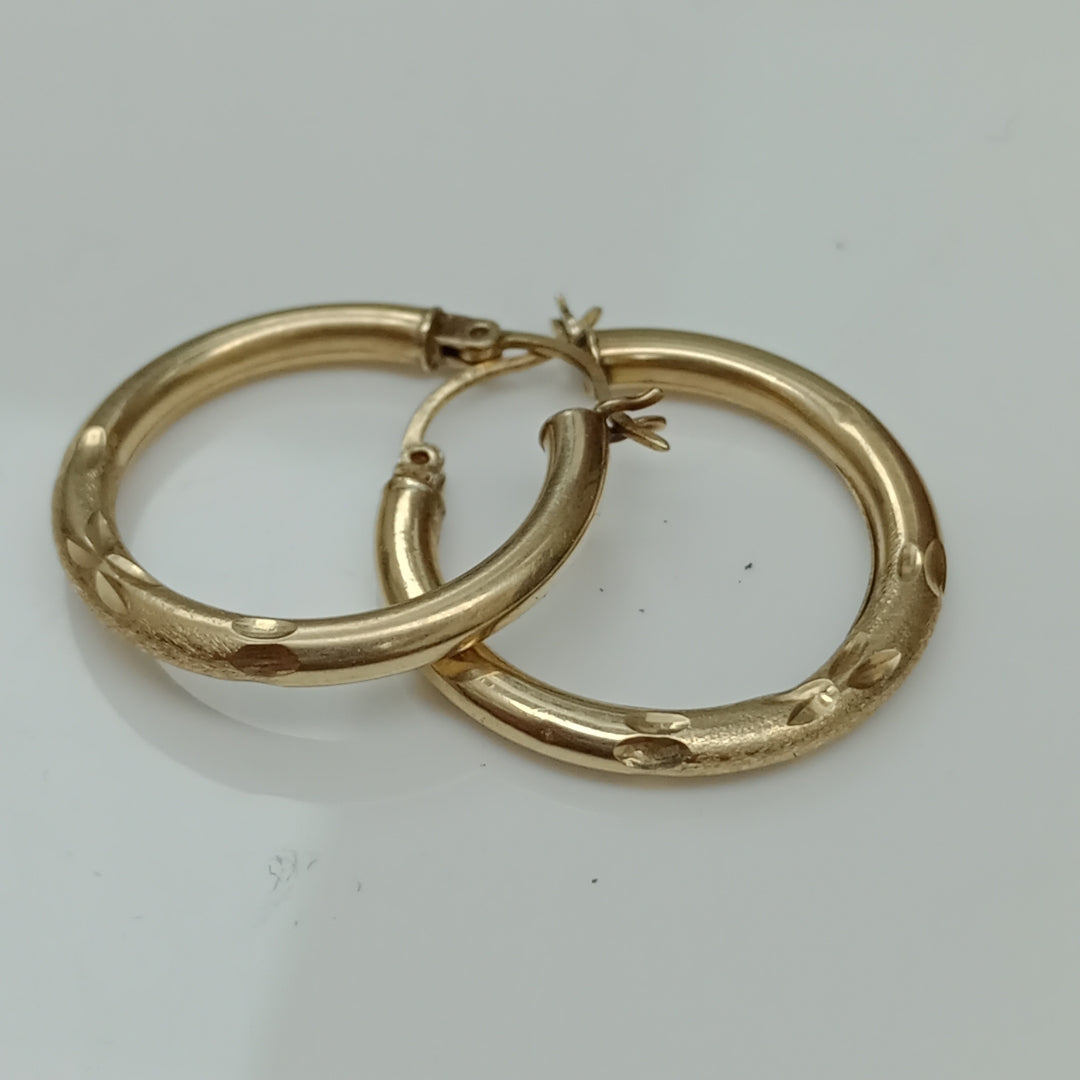 ARRACADAS PAR ORO 14 K 2,50 GRMS (SEMINUEVO)