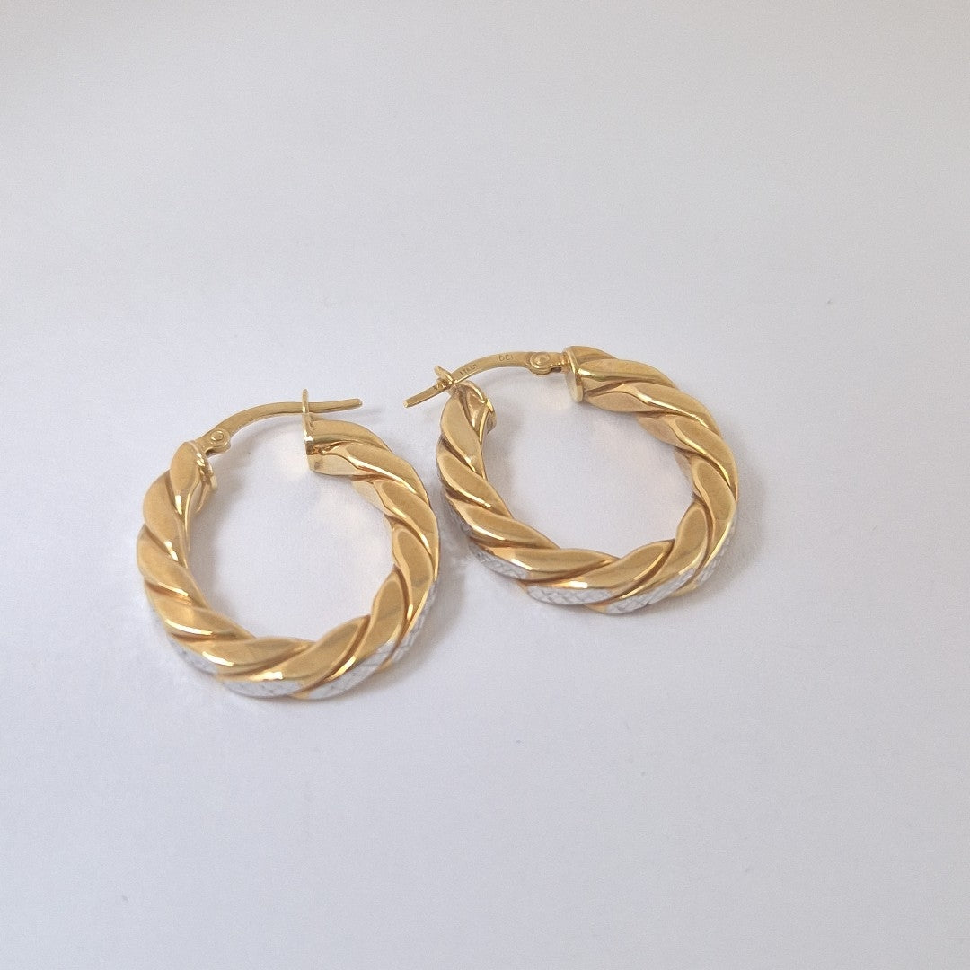 ARRACADAS PAR ORO 14 K 3,10 GRMS (SEMINUEVO)