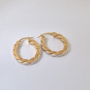 ARRACADAS PAR ORO 14 K 3,10 GRMS (SEMINUEVO)