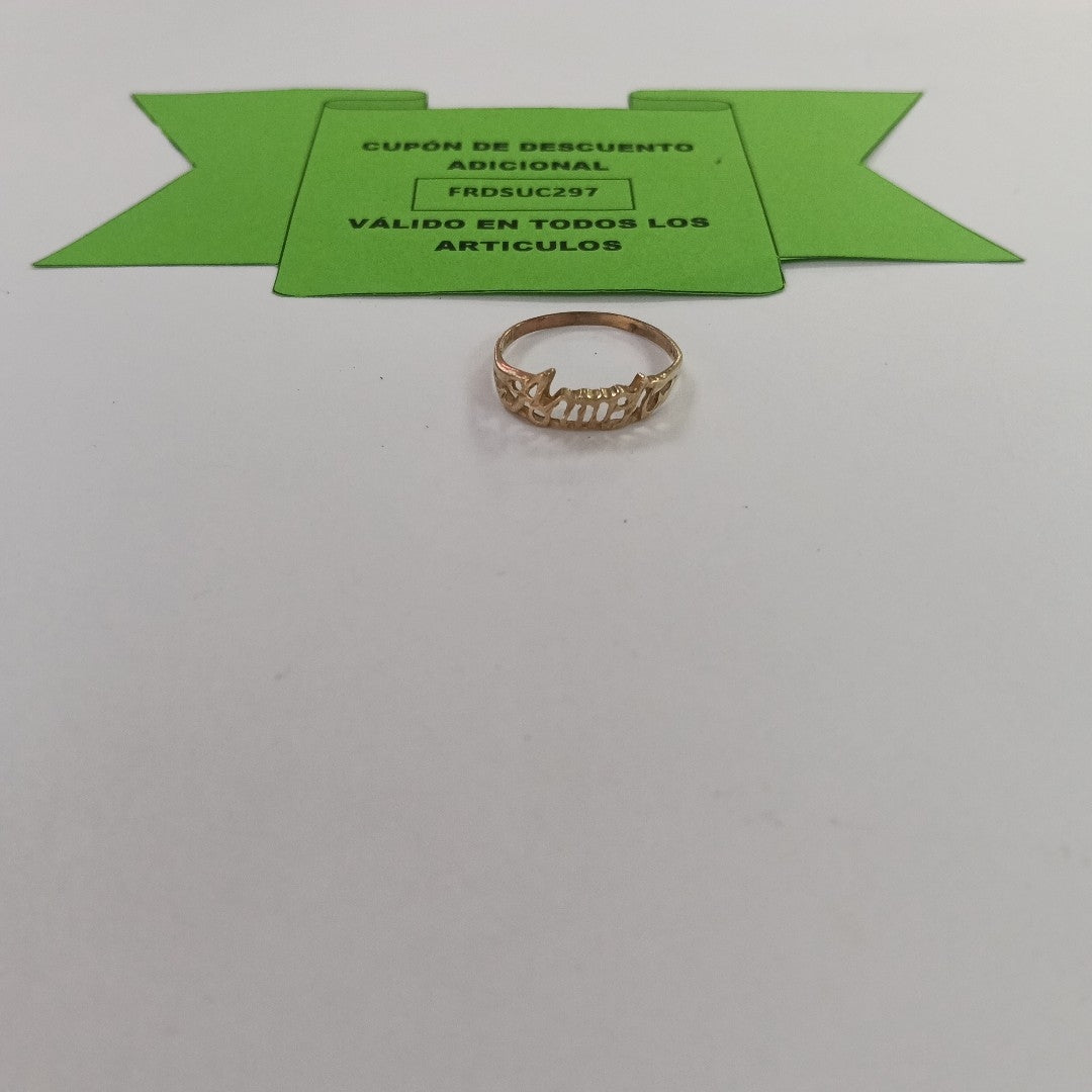 ANILLITO ORO 10 K 1.1 GRMS (SEMINUEVO)