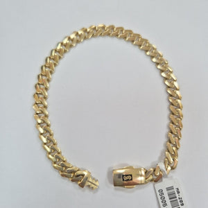 PULSERA CABALLERO MONACO ORO 14K 8 (NUEVO)