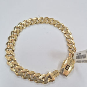PULSERA CABALLERO MONACO ORO 14K 13.8 (NUEVO)