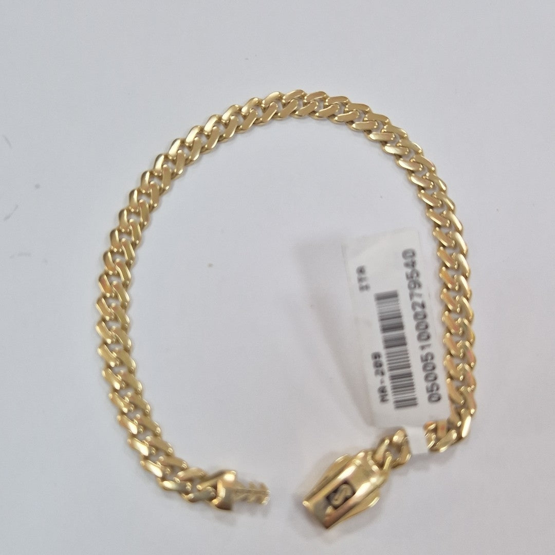 PULSERA MONACO ORO 14K 4.8 (NUEVO)