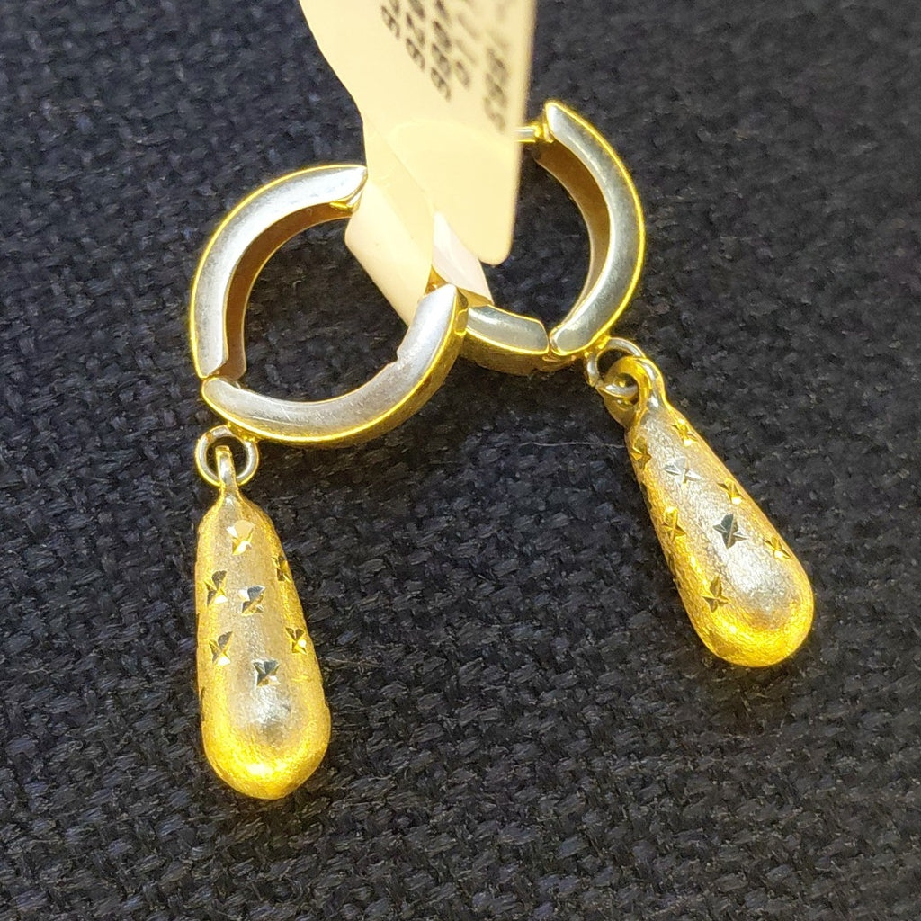 ARETES PAR ORO 14 K 2.4 GRMS (SEMINUEVO)