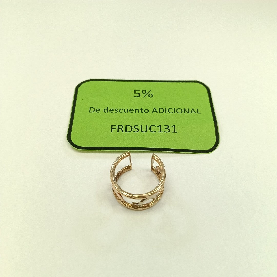 ANILLITO ORO, ORO COMBINADO 14 K 2.5 GRMS (SEMINUEVO)