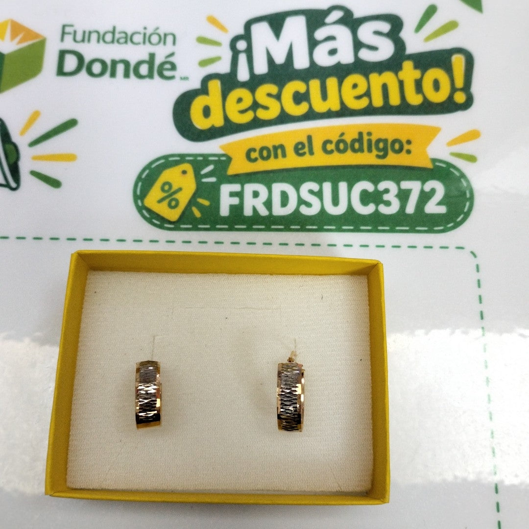 ARRACADAS PAR ORO 10 K 1,80 GRMS (SEMINUEVO)