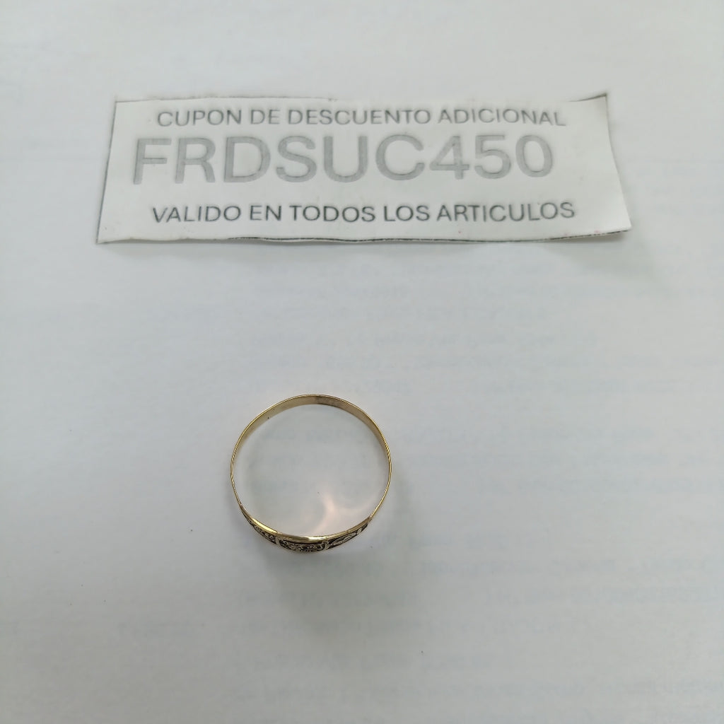 ANILLO DE GRADUACIÓN ORO 8 K 1,00 GRMS (SEMINUEVO)