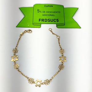 PULSERA ORO 14 K 1.8 GRMS (SEMINUEVO)