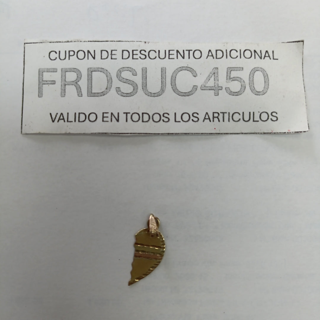 DIJE ORO 10 K 0.6 GRMS (SEMINUEVO)