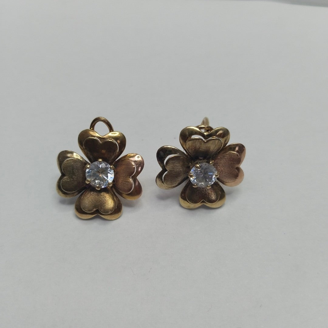 ARETES PAR ORO 8 K 3.9 GRMS (SEMINUEVO)