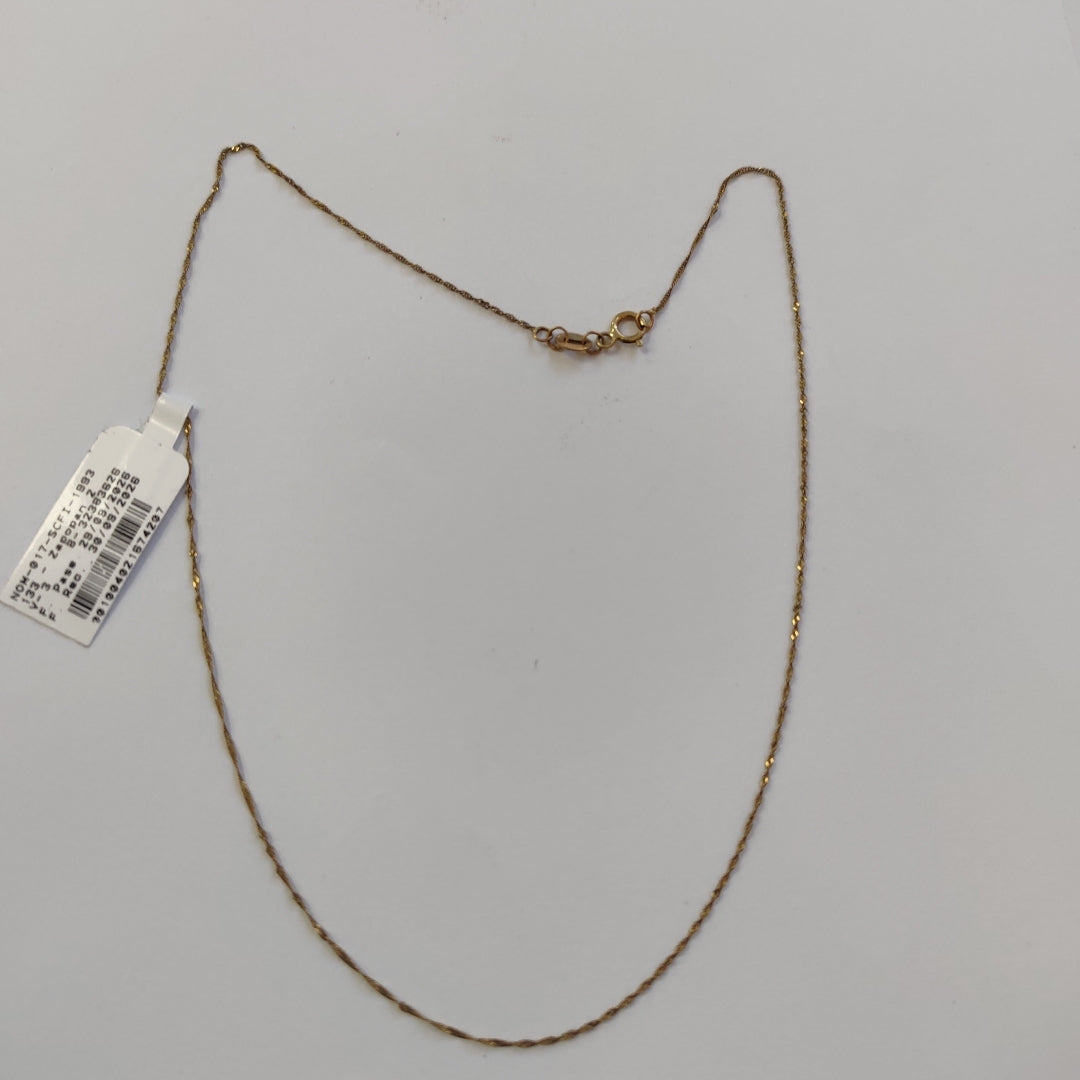 CADENA ORO 10 K 0,80 GRMS (SEMINUEVO)
