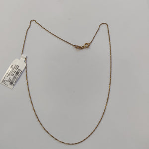 CADENA ORO 10 K 0,80 GRMS (SEMINUEVO)
