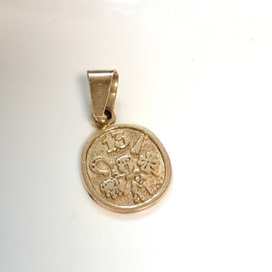 DIJE ORO 14 K 1.9 GRMS (SEMINUEVO)